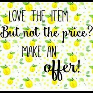 Offers are accepted!!☺️